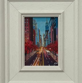 Painting, Chrysler View – Manhattan in Motion, Angela Wakefield