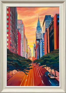 Gemälde, Painting of the Chrysler Building 42nd Street New York City, Angela Wakefield