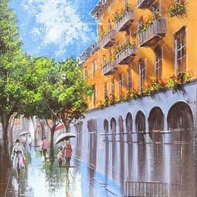 Painting, Sunlit Balconies, Aram Movsisyan