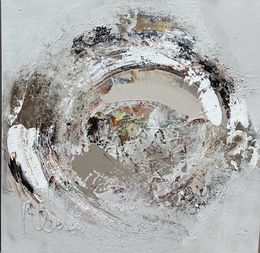 Gemälde, Circle in browns, Tiny de Bruin