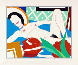 Print, Monica Nude With Tulips, Tom Wesselmann