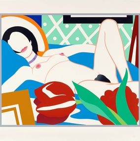 Print, Monica Nude With Tulips, Tom Wesselmann