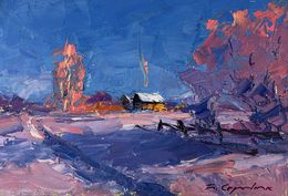 Gemälde, Silence among the Snow and Trees, Boris Serdyuk