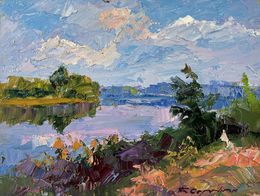 Gemälde, Where the River Whispers to the Grass, Boris Serdyuk