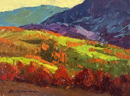 Peinture, Flame of Leaves in the Autumn Wind, Boris Serdyuk