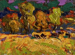 Peinture, In the Autumn Forest, Ivanyuk Oleksiy