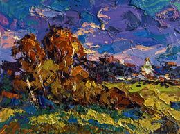 Peinture, Autumn Breeze in the Forest, Oksana Ivanyuk
