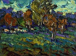Peinture, Evening Autumn Wind, Ivanyuk Oleksiy