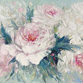 Painting, Elegance Peony, Marieta Martirosyan