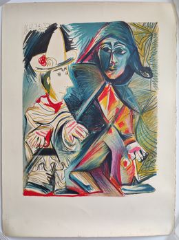 Édition, Le clown et l'harlequin, Pablo Picasso