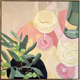 Painting, Wine and Olives, Hela