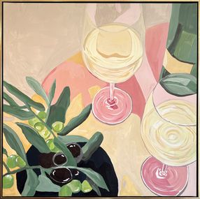 Painting, Wine and Olives, Hela