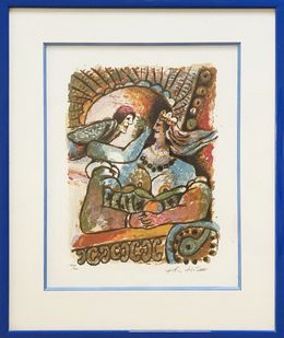 Print, Reine avec pomme égarée dans ses désirs, Théo Tobiasse