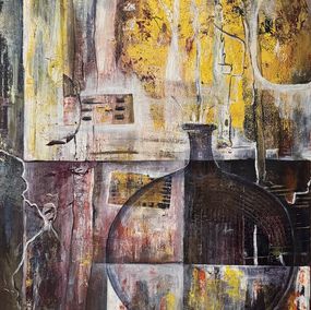 Painting, Yellow Ephemera, Keti Tedoradze