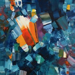 Painting, Trio lumineux, Dam Domido