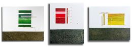 Painting, Triptych: Intenciones del Silencio XI, XIII and X., Angelica Chavarro Franco