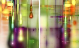 Peinture, Diptych: Khloris 003 and 007. From The Series Khloris, Francisco Larios