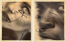 Photography, A I and A II Diptych Intervened by the artists., Hunter & Gatti