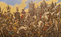 Gemälde, Ivan Bohun in France, Oleg Litvinov