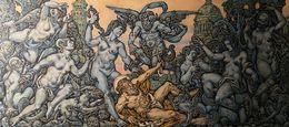 Painting, Temptation of Saint Anthony, Oleg Litvinov