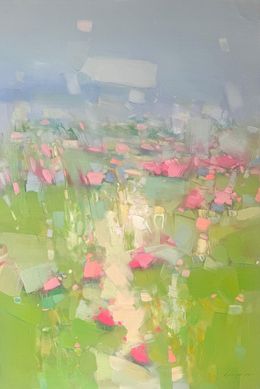 Painting, Field of Poppies, Vahe Yeremyan