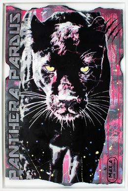 Gemälde, Pink panther, Maxime Andriot