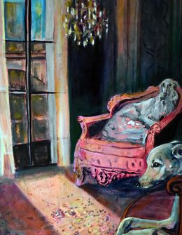 Painting, The other room X, Jonker