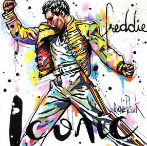 Peinture, Iconic, Freddie Mercury, Patrick Cornée