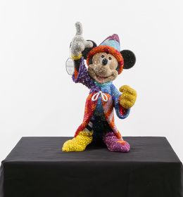 Sculpture, Colorful Mickey, Angela Gomes