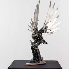 Sculpture, Gun Owl, Robert Vaccaro