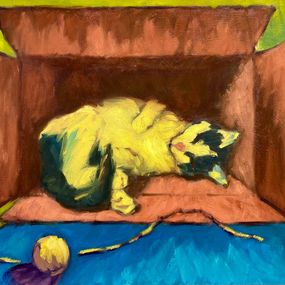 Painting, Jack in the box, Barbara Petit Lisy