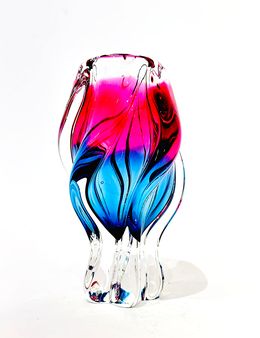Design, Multicolors Artistic Vase-Twisted, Josef Hospodka