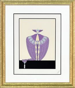 Print, La Somptueuse (framed hand signed embossed serigraph), Erte Tirtoff