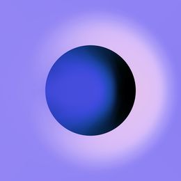 Drucke, Purple Eclipse #2, Angela Cameron
