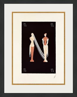 Print, Letter N (from the Alphabet Suite), Erte Tirtoff