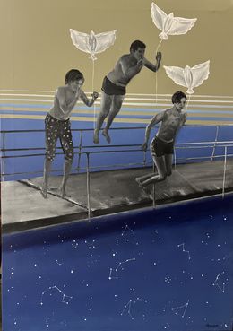 Peinture, Upside down, Olga Shanina