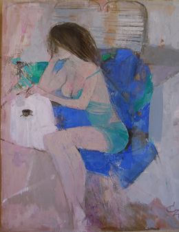 Painting, Cappuccino, Victoria Cozmolici