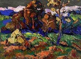 Peinture, Outside the Village, Ivanyuk Oleksiy