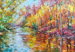Peinture, Autumn’s Mirror, Andranik Harutyunyan