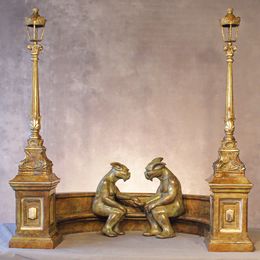 Sculpture, Les amoureux du Pont Neuf, Frédéric Vincent