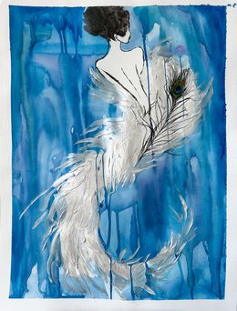 Peinture, Peacock Diva, Kristina Mallen
