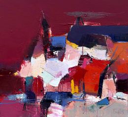 Painting, City of Knyazhevo, Plamen Bonev