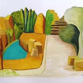 Painting, Un parc, Manuela Ferreira