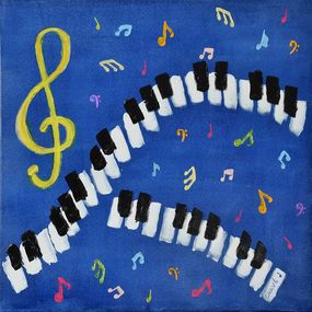 Gemälde, Petites notes de musique, Chavé