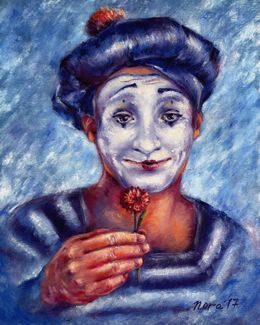 Painting, Mime in Love, Eleonora Taranova