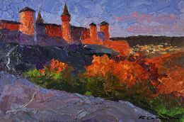 Peinture, Castle on the Hill and Autumn, Boris Serdyuk