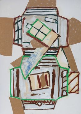 Painting, Composition with window, Karl-Karol Chrobok