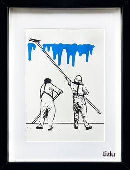 Fine Art Drawings, Fading Blue, tizlu