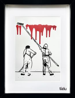 Fine Art Drawings, Fading Red, tizlu