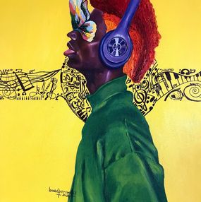 Painting, The sound within, Opeyemi Idowu